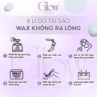 [CHE TÊN] 2 Que Gỗ Bôi Sáp GLOW WAXING Size Lớn Chuyên Dùng Phết Sáp Wax Lông