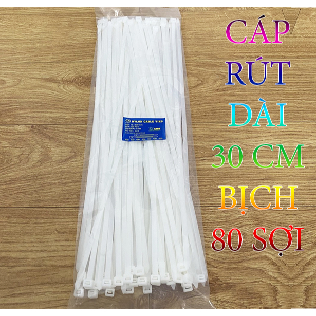 Dây rút nhựa trắng 40cm 50cm | Shopee Việt Nam