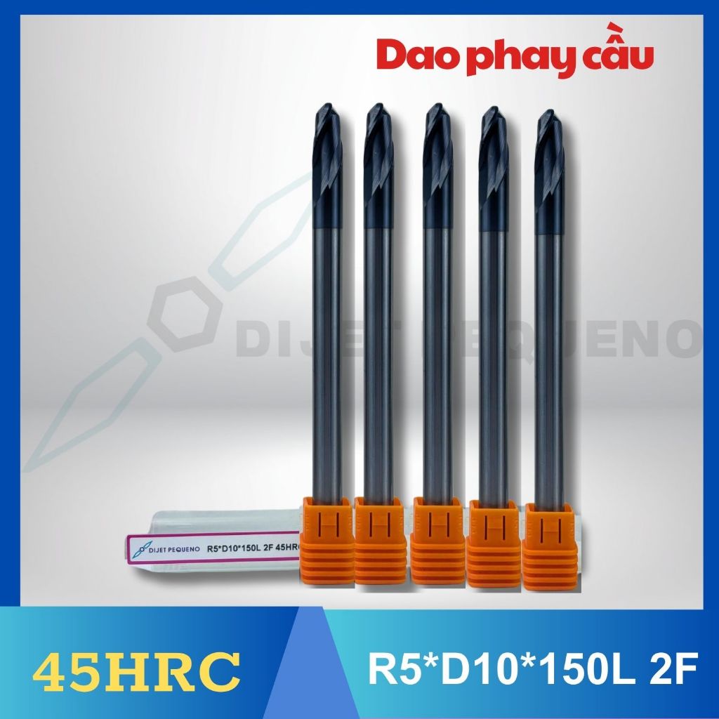 R5 Dao phay cầu độ cứng 45HRC các sản phẩm có biên dạng phức tạp ...