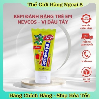 [DATE MỚI NHẤT] Kem đánh răng cho bé Nga Nevcos từ 1-6 tuổi