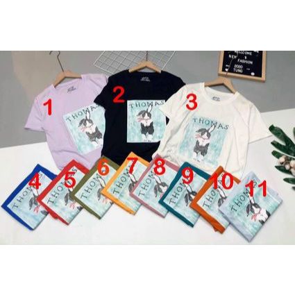 Áo thun cặp đôi giá rẻ, 12 màu, cổ tròn phong cách Hàn Quốc