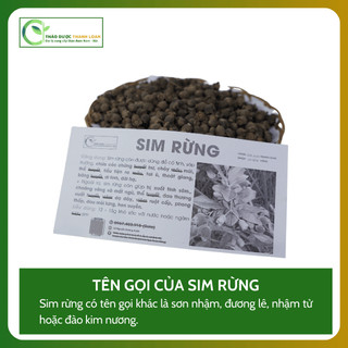 1kg SIM RỪNG (sơn nhậm, đương lê, nhậm tử) chứng huyết hư, rối loạn tiêu hoá | Dược liệu Thanh Loan