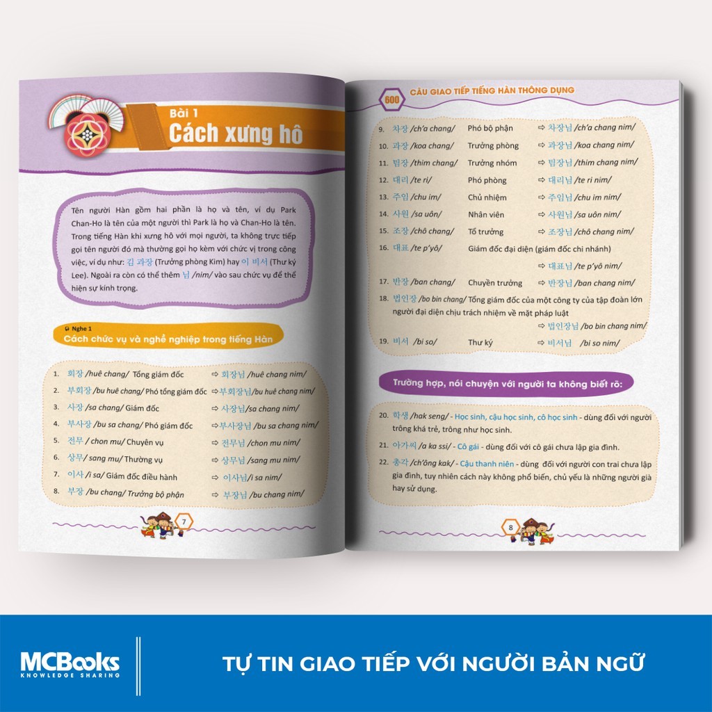 Sách - 600 Câu Giao Tiếp Tiếng Hàn Thông Dụng - Dành Cho Người Tự Học