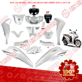 Dàn Áo SH 125i 2020 2021 2022, SH125i 2023 Trắng Đen Phiên Bản Cao Cấp Chính Hãng - ZZM