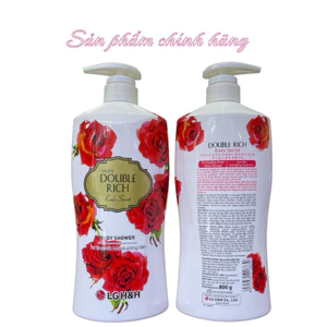 Sữa tắm Double Rich hương hoa hồng 800g