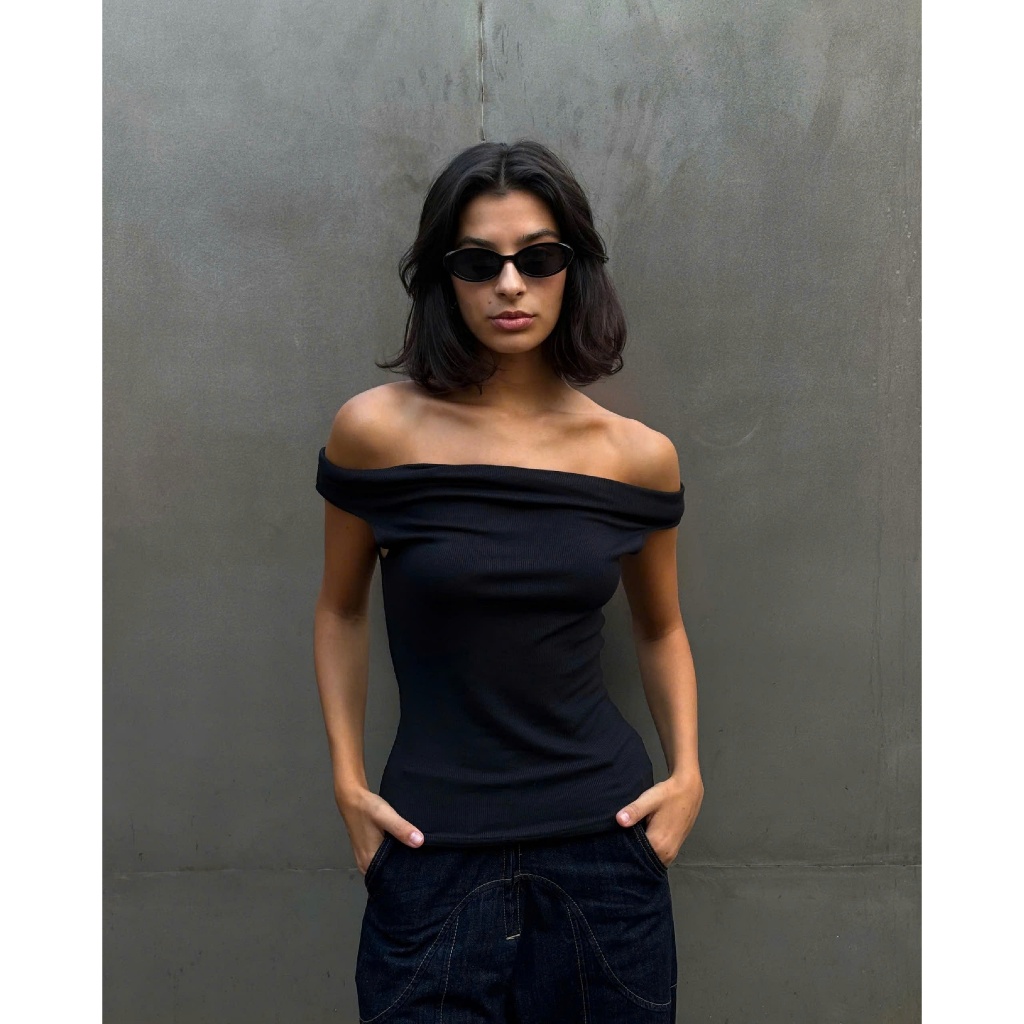 Ảnh làminapparel - SLEEVELESS COWL NECK TOP 3