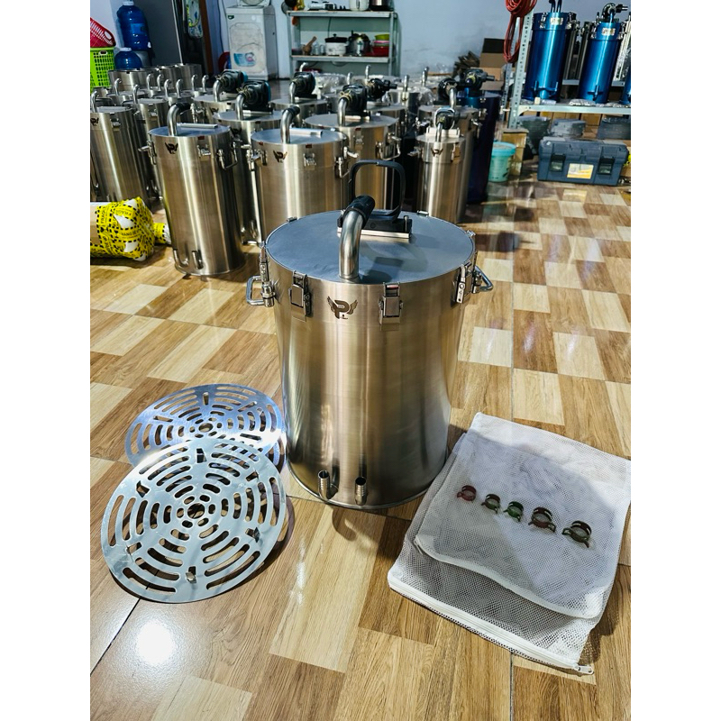 Vỏ lọc thùng không có máy bơm inox 304 cao cấp .Vỏ lọc lắp bơm channing ...