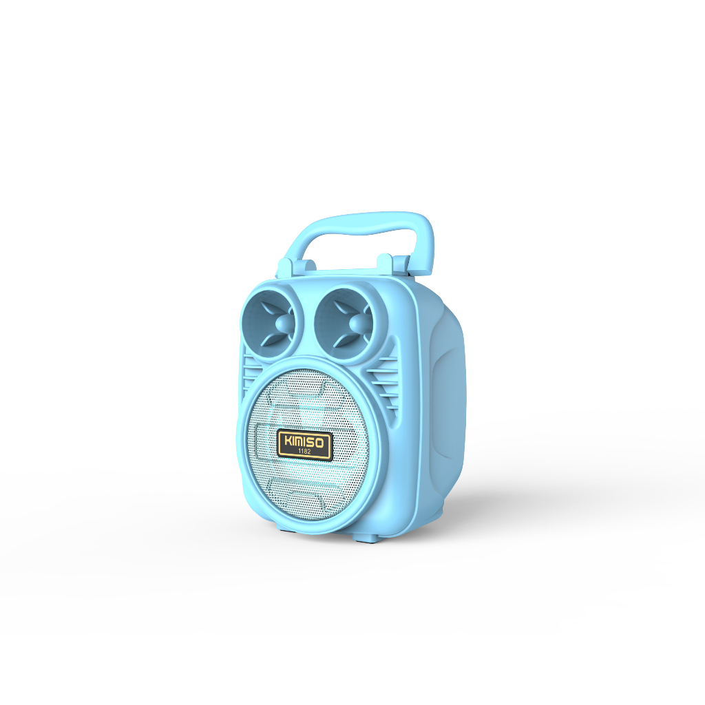 Loa bluetooth KIMISO KMS-1182 500mAh - Hàng nhập khẩu chính hãng, thiết kế nhỏ gọn, âm thanh sống động
