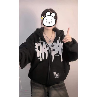 Áo Khoác NỈ Mũ Trần 2 Lớp IN HÌNH NGÔI SAO MÃ MỚI form rộng tay dài Unisex Oversize Nam Nữ mặc đều đẹp Bonbon