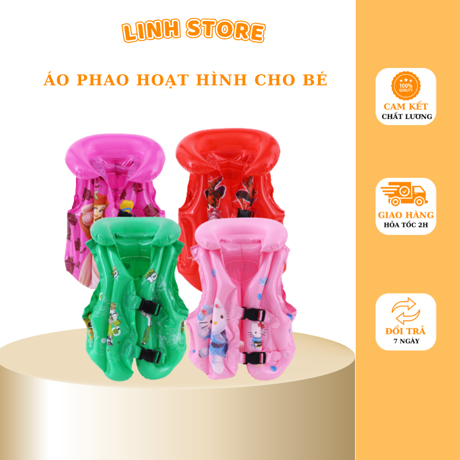 Áo phao bơi sieu nhan nhen cho be