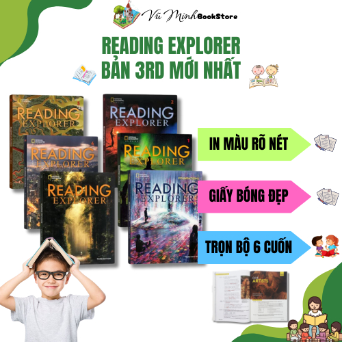Sách - Reading Explorer - Trọn bộ 6 cuốn bản 3rd MỚI NHẤT | Shopee Việt Nam