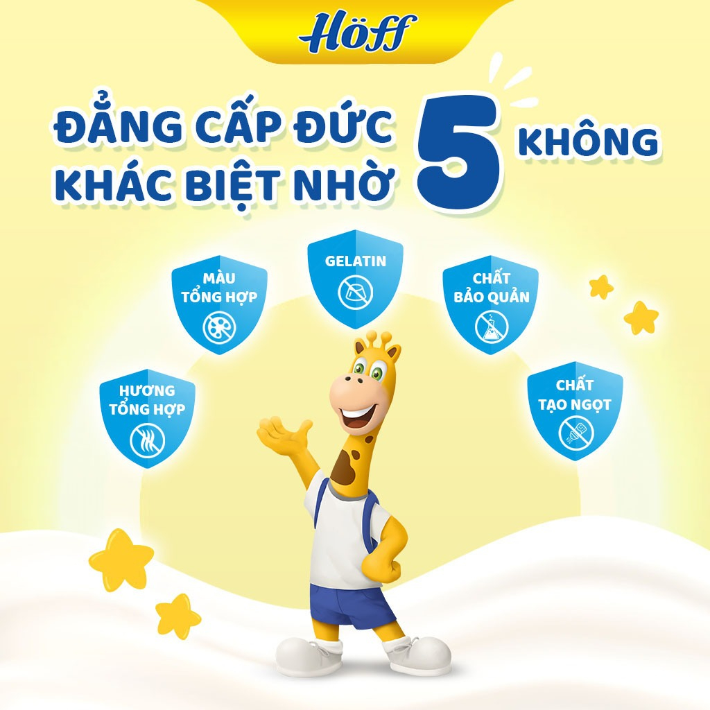 Cháo Sữa - Yến Mạch Hoff vỉ 6 hộp x 55g