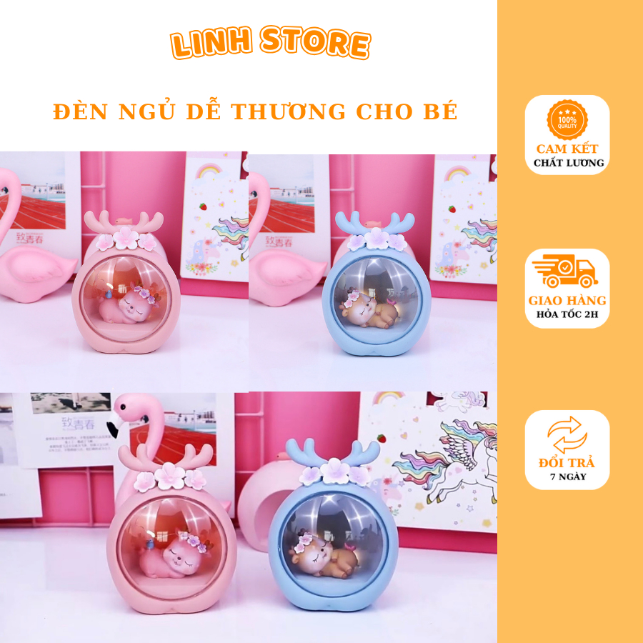 Đèn trang trí, đèn ngủ dễ thương cho bé