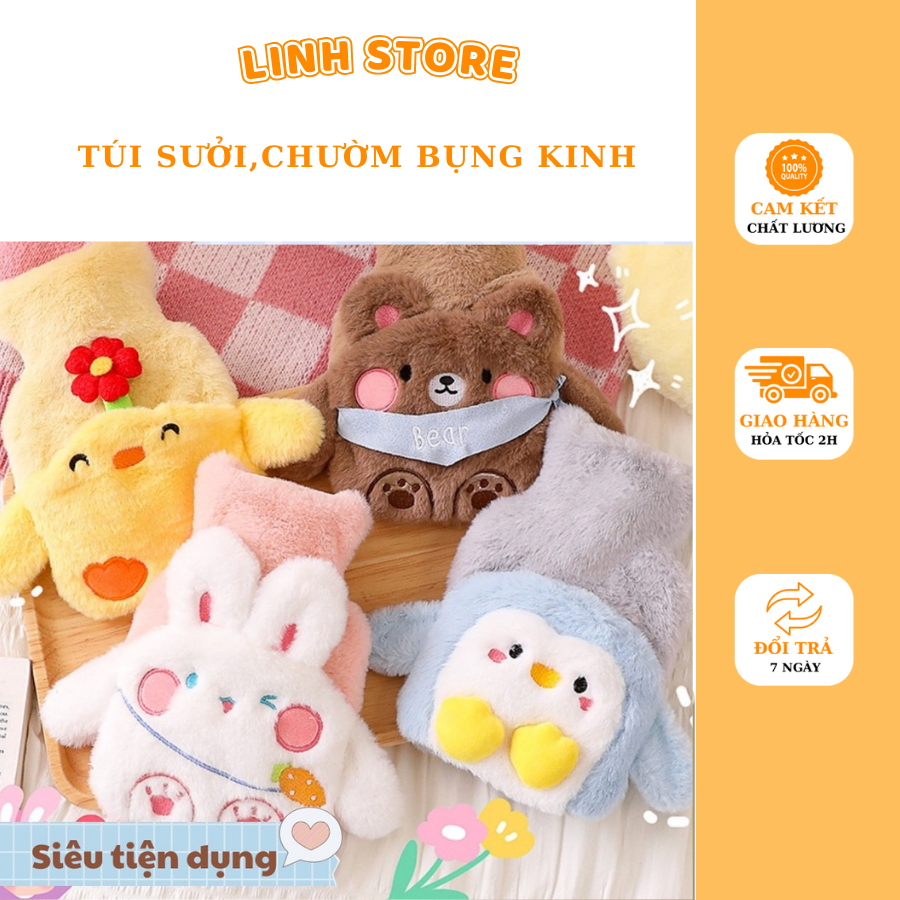 Túi chườm bụng kinh trườm nóng lạnh giữ nhiệt không cần sạc điện