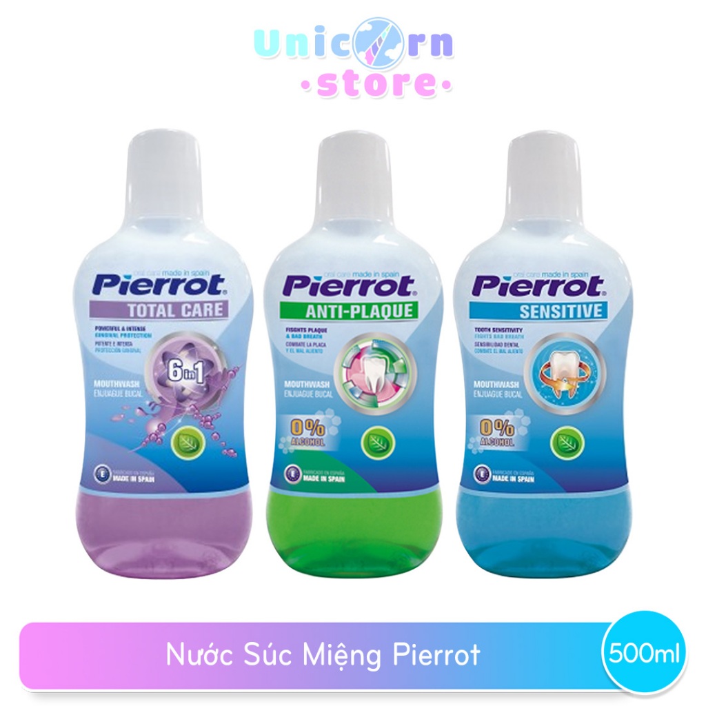 Nước Súc Miệng Chăm Sóc Răng Miệng Toàn Diện Pierrot 500ml