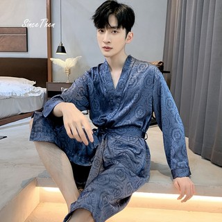 Áo choàng ngủ nam mặc nhà, áo choàng tắm nam cao cấp sang trọng (Hàng có sẵn) - Since Then