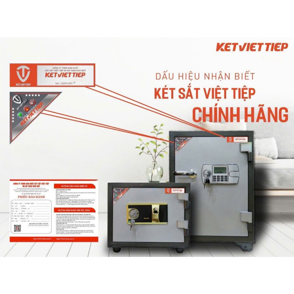 Két sắt mini thông minh Aifeibao VT35 màu trắng vân tay điện tử mở khóa từ xa bằng smartphone