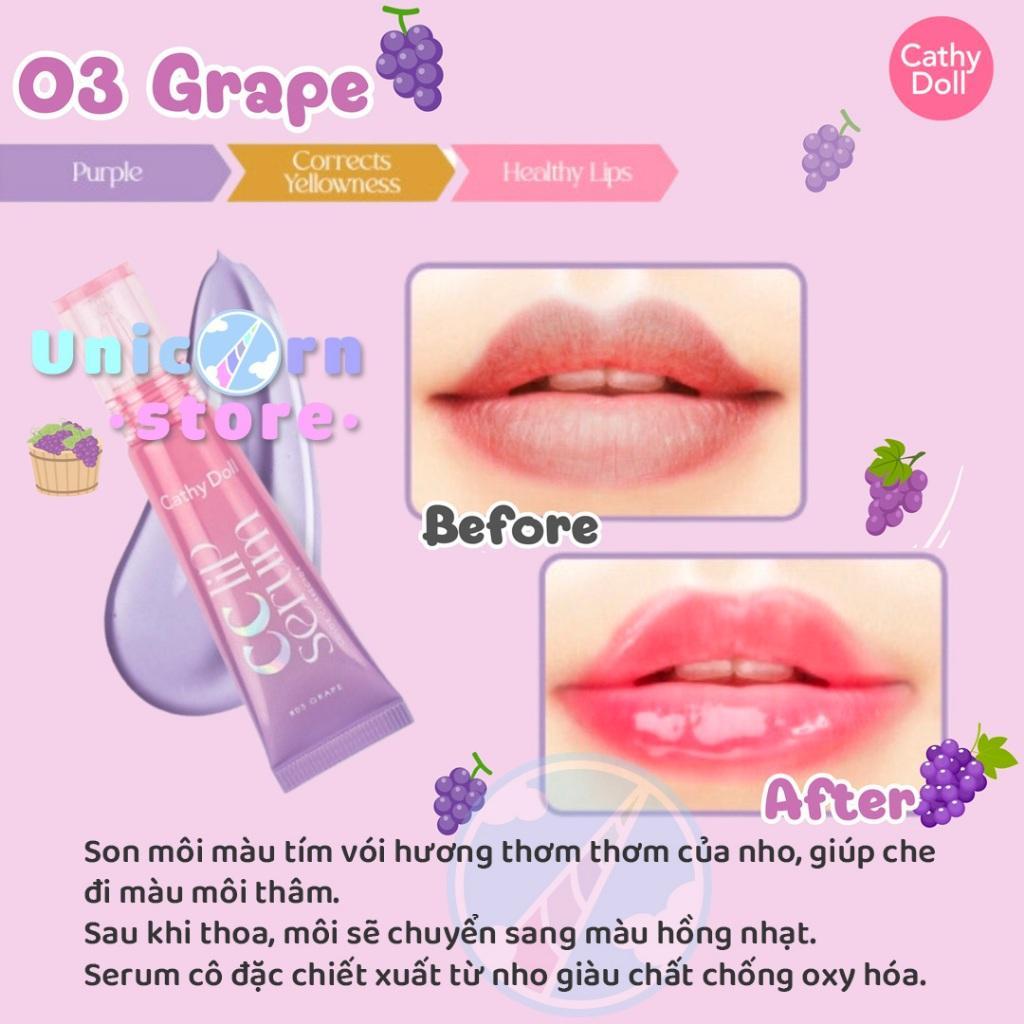Serum Dưỡng Môi Căng Mọng, Tươi Màu Cathy Doll CC Lip Serum Color Corrector 10g