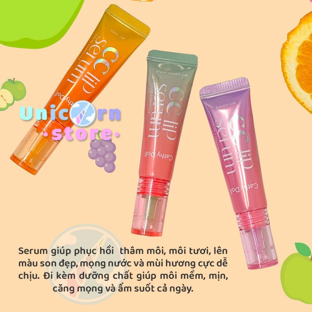 Serum Dưỡng Môi Căng Mọng, Tươi Màu Cathy Doll CC Lip Serum Color Corrector 10g