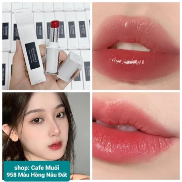 SON THỎI LÌ Ki-nu Care Nudes Lipstick KN BG 958 ❤Màu Hồng Nâu Đất