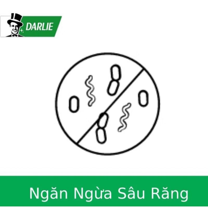 Kem đánh rằng ông già, kem DARLIE DOUBLE ACTION HƯƠNG BẠC HÀ 225g/ tuýp
