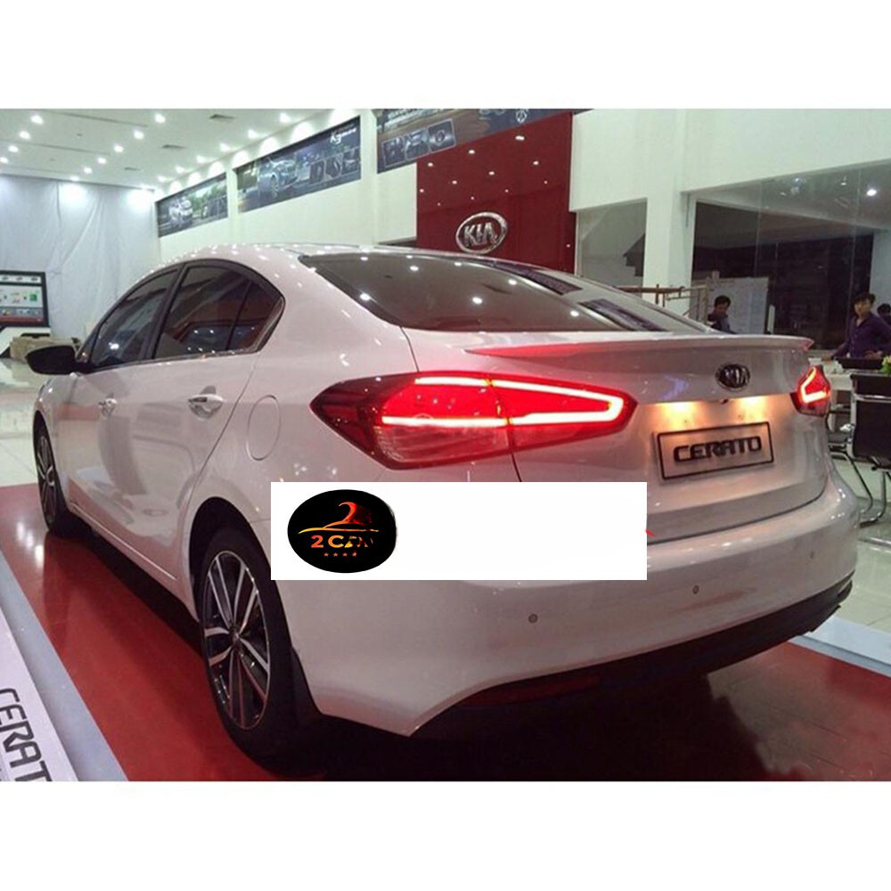 Đuôi gió liền cốp Kia Cerato 2016 2017 2018/ K3 loại liền cốp - Bản mộc chưa sơn