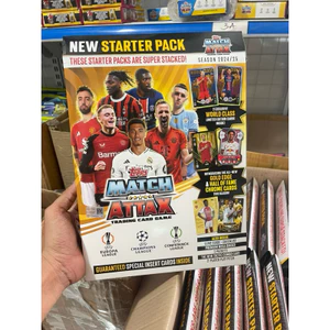Hàng Chính Hãng Túi Album Đựng Thẻ Topps Match Attax Starter Pack 2024/25 24/25