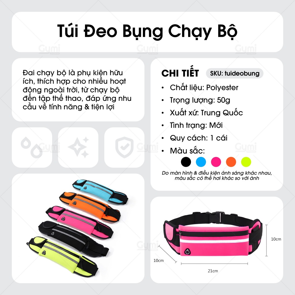 Túi Chạy Bộ Chống Nước,Đai Đeo Bụng Đựng Điện Thoại Chạy Bộ, Đi Xe Đạp,Leo Núi, Chơi Thể Thao -TĐE01 - TĐE01