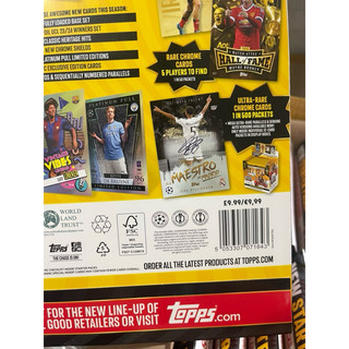 [ Starter Pack ] Hàng Chính Hãng Túi Album Đựng Thẻ Topps Match Attax Starter Pack 2024/25 24/25