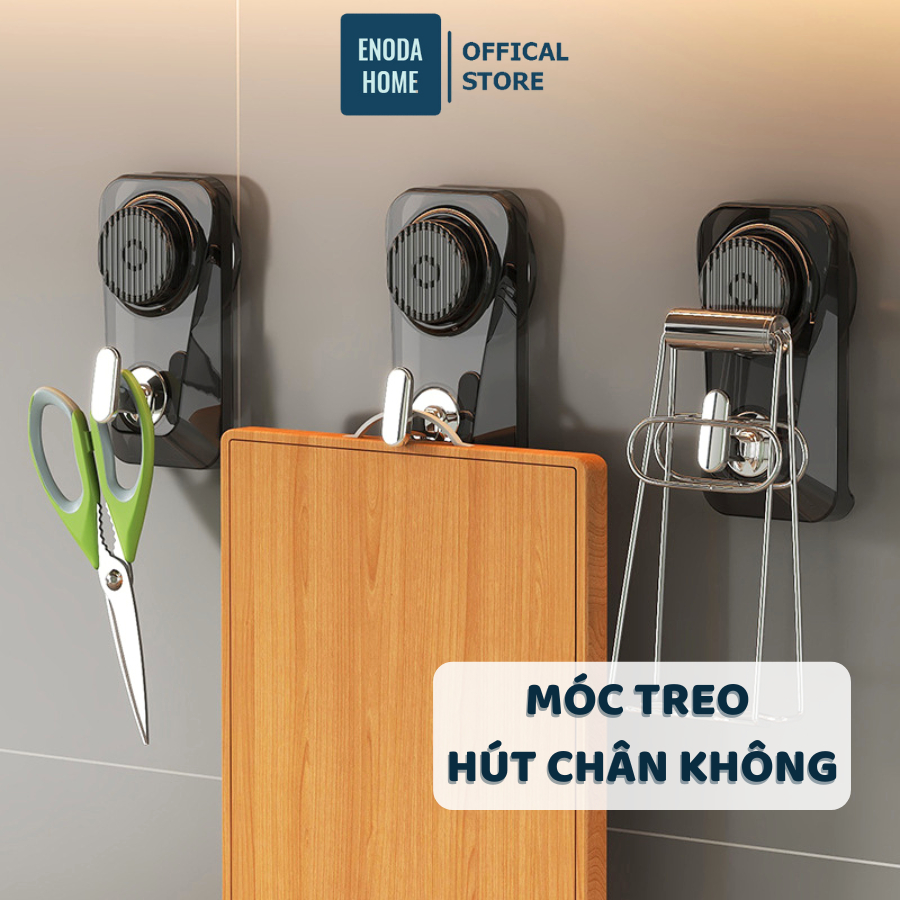 Móc Treo Đồ Hút Chân Không ENODA HOME, Móc Treo Đa Năng Chịu Lực Tốt, Phù Hợp Nhiều Bề Mặt MT001