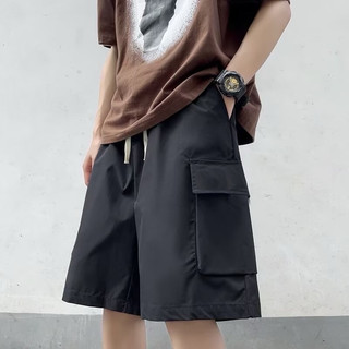 Quần short kaki túi hộp form rộng dễ phối đồ Unisex