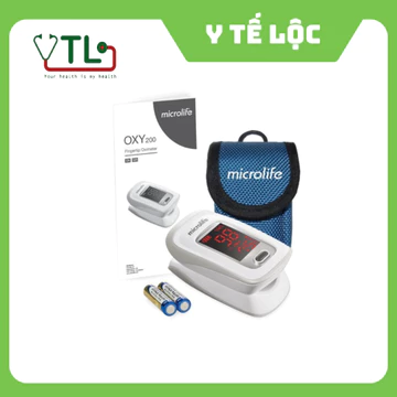 Máy đo nồng độ Oxy trong máu và nhịp tim Microlife OXY 200 - kèm bao đựng máy