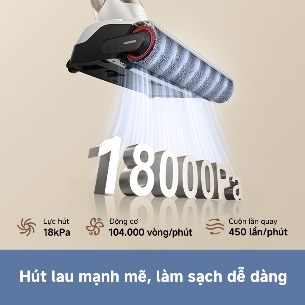 Ảnh Máy hút bụi lau nhà khô và ướt đa năng Mova M10 - Hàng chính hãng - Bảo hành 12 tháng 4