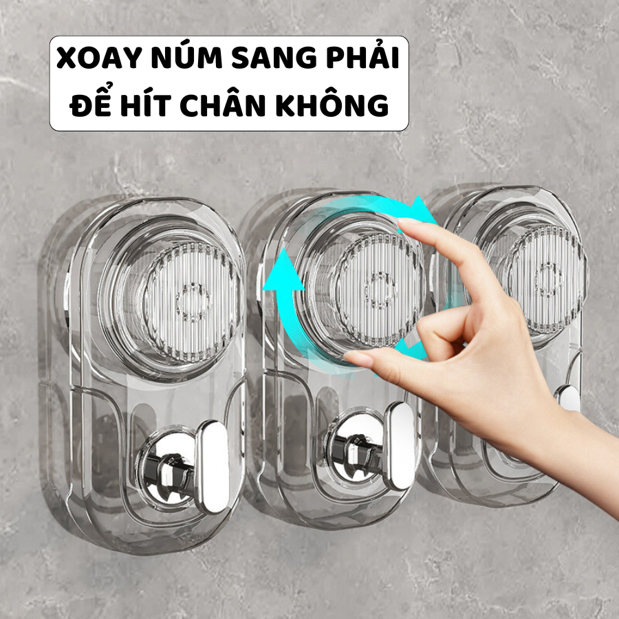 Móc Treo Hút Chân Không ENODA HOME, Móc Hút Gắn Tường Chịu Lực Chắc Chắn, Không Cần Khoan Vít MT001