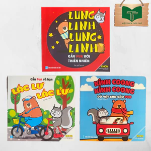Sách - Combo bộ 3 cuốn Ehon Âm thanh Lung linh, Lắc lư, Kính koong