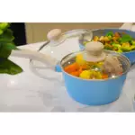 Bộ nồi chảo chống dính Ceramic đáy 6 lớp ăn dặm cho bé La gourmet Baby set - sử dụng được tất cả loại bếp - 417886 — ảnh 8