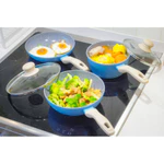 Bộ nồi chảo chống dính Ceramic đáy 6 lớp ăn dặm cho bé La gourmet Baby set - sử dụng được tất cả loại bếp - 417886 — ảnh 5