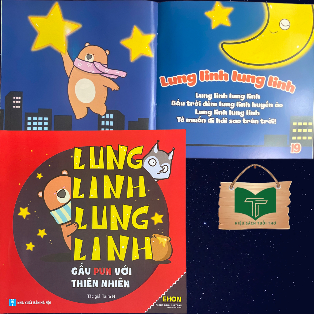 Sách - Combo bộ 3 cuốn Ehon Âm thanh Lung linh, Lắc lư, Kính koong