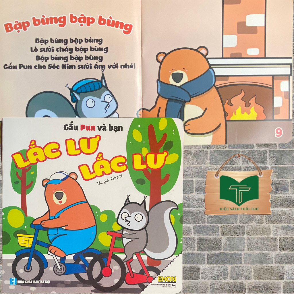 Sách - Combo bộ 3 cuốn Ehon Âm thanh Lung linh, Lắc lư, Kính koong
