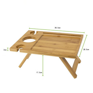 Khay bàn gấp gọn dã ngoài thiết kế tiện lợi - bàn dã ngoại gấp gọn thông minh bằng tre già chọn lọc