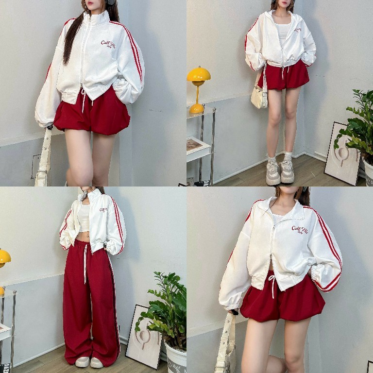 ÁO KHOÁC JACKET FORM BOXY DÂY KHÓA 2 ĐẦU FFCLUB MIX