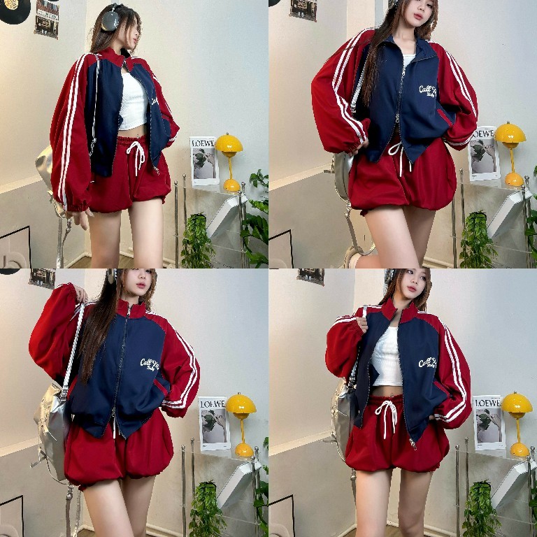 ÁO KHOÁC JACKET FORM BOXY DÂY KHÓA 2 ĐẦU FFCLUB MIX