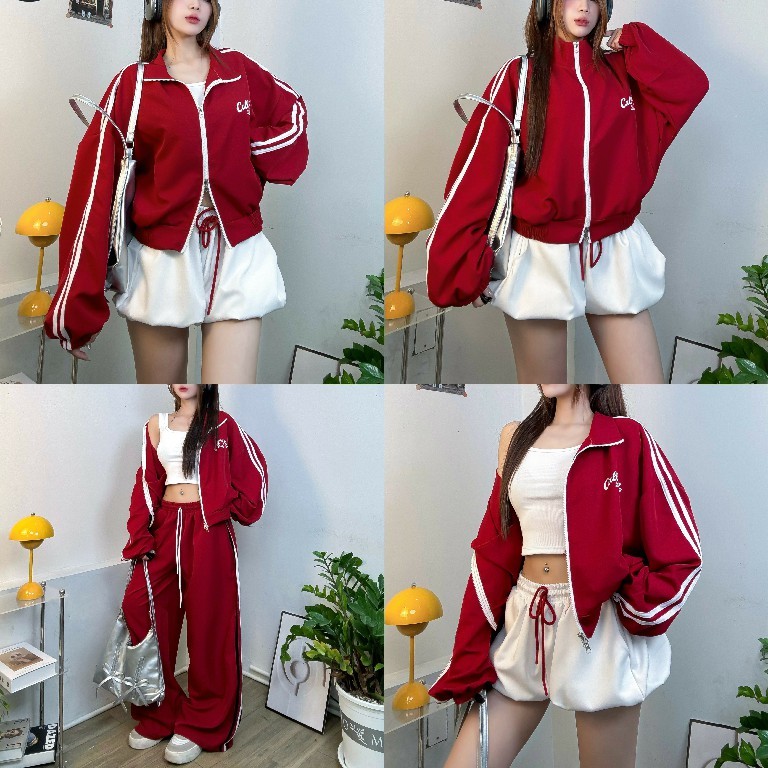ÁO KHOÁC JACKET FORM BOXY DÂY KHÓA 2 ĐẦU FFCLUB MIX