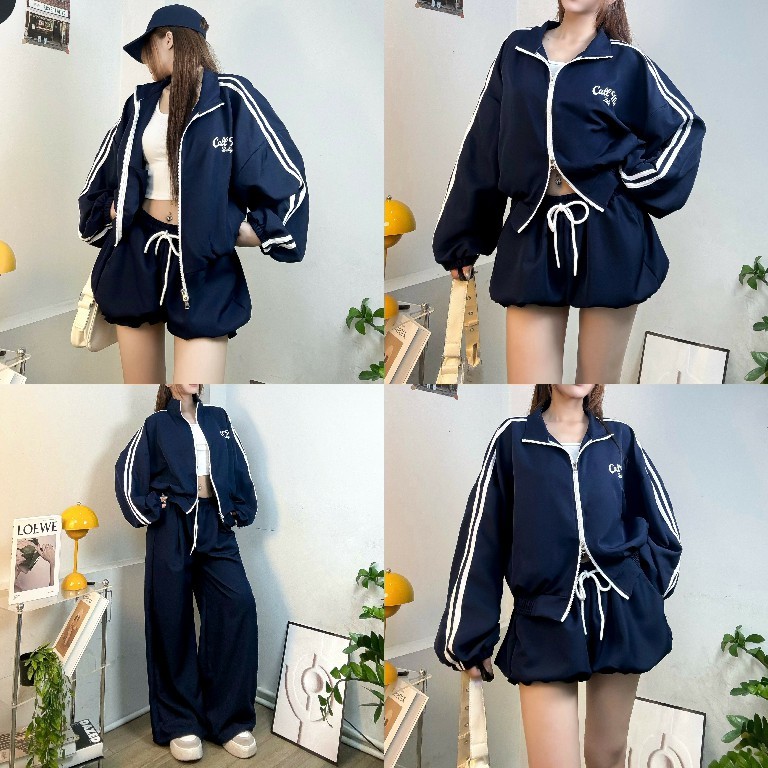 ÁO KHOÁC JACKET FORM BOXY DÂY KHÓA 2 ĐẦU FFCLUB MIX