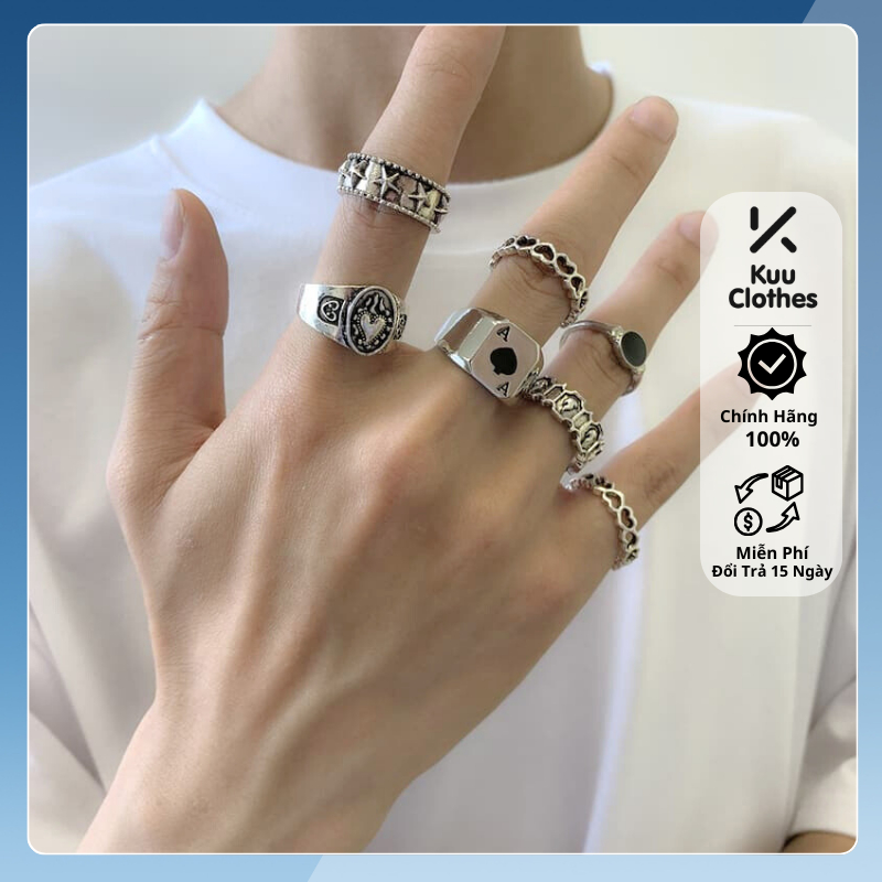 Men's Titanium Steel Ring by Kuu Clothes