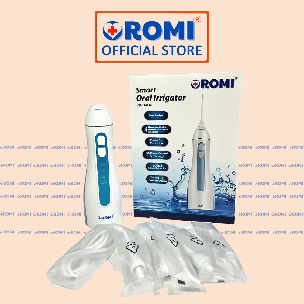 Máy tăm nước cầm tay OROMI VTM-5025A chống thấm nước IPX7 - Vệ sinh răng miệng công nghệ mới