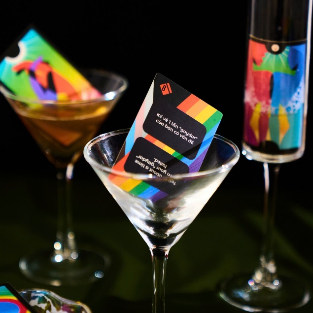 Bộ bài drinking game Say Queer dành cho cặp đôi LGBT, boardgame cho couple Ừng Ực 54 lá