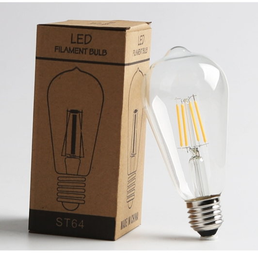 Bóng Đèn Edison LED Vintage ST64 - 8w, 4W đui E27 - Mua 10 tặng 1 - Đèn ...