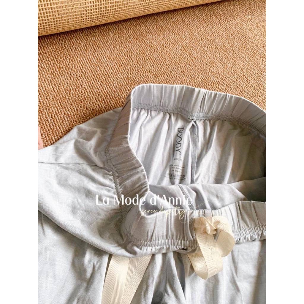 Quần ngủ thun I.B.O.D.Y chất cotton lạnh_q2141
