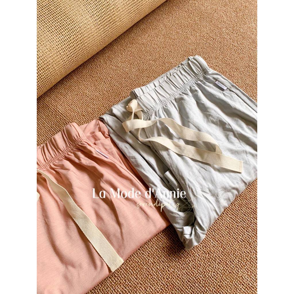 Quần ngủ thun I.B.O.D.Y chất cotton lạnh_q2141